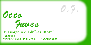 otto fuves business card