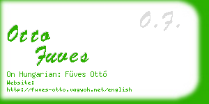 otto fuves business card